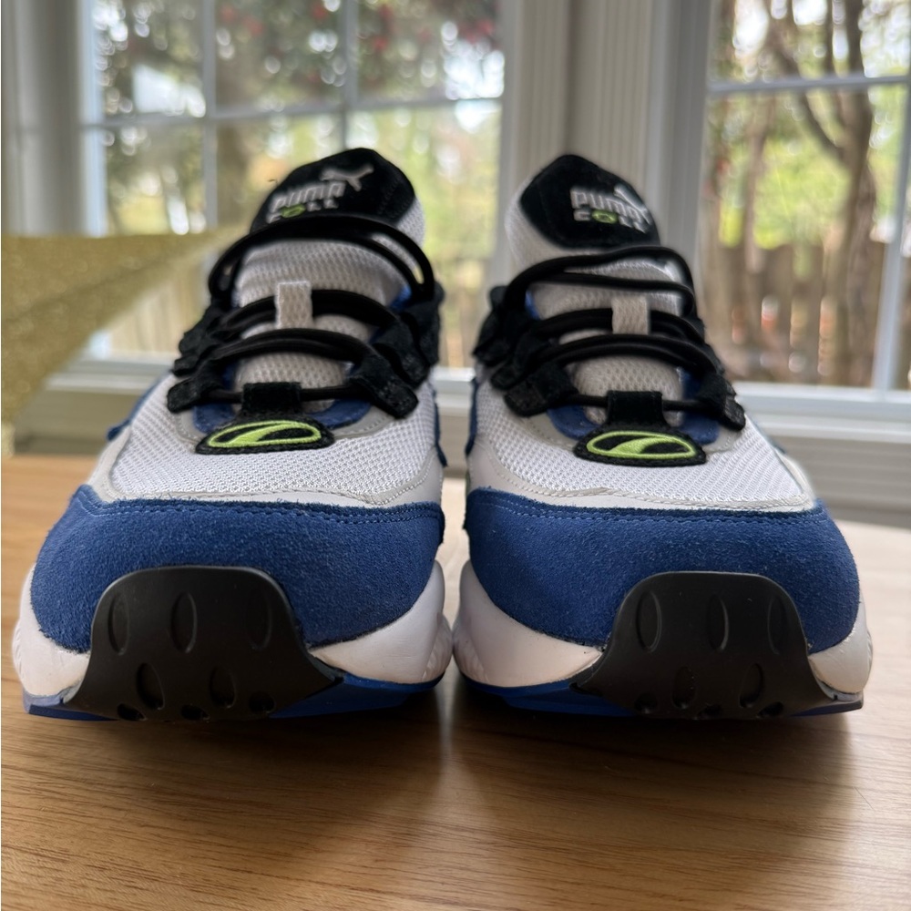 Puma Cell Athletic Sneakers | Blue White Black | Men’s US 11.5 | Like New - Picture 3 of 11